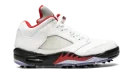 Air Jordan 5 Low Golf "Fire Red - Silver Tongue"