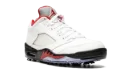Air Jordan 5 Low Golf "Fire Red - Silver Tongue"