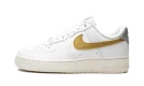 AIR FORCE 1 MNS WMNS "White / Gold / Silver"