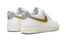 AIR FORCE 1 MNS WMNS "White / Gold / Silver"