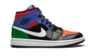 AIR JORDAN 1 MID SE WMNS "Multicolor Patent" CV5276 001