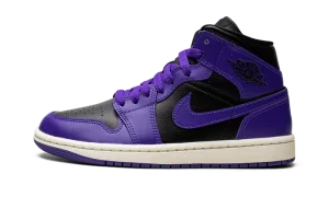 JORDAN 1 MID WMNS "Black/Purple"