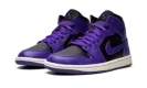 JORDAN 1 MID WMNS "Black/Purple"