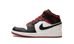 Air Jordan 1 Mid GS "Gym Red Black Toe"