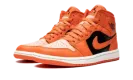 AIR JORDAN 1 MID SE WMNS "Orange / Black" DM3381 600