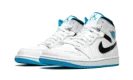 Air Jordan 1 Mid "White / Laser Blue"