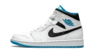 Air Jordan 1 Mid "White / Laser Blue"