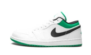 Air Jordan 1 Low "White / Lucky Green" 553558 129