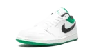 Air Jordan 1 Low "White / Lucky Green" 553558 129