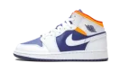 Air Jordan 1 Mid GS "White Deep Royal Blue"