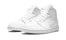 Air Jordan 1 Mid "Triple White" 554724 129