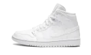 AIR JORDAN 1 MID WMNS "Triple White Patent Leather"