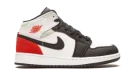 Air Jordan 1 Mid SE GS "Red / Grey / Black Toe"