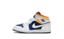 Jordan 1 Mid PS "hite Deep Royal Blue"