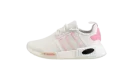 NMD_R1 WMNS "Cloud White / Acid Red"
