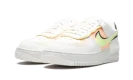 AIR FORCE 1 SHADO MNS WMNS "White / Barely Volt / Crimson Tint"