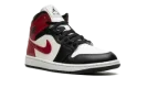 AIR JORDAN 1 MID WMNS "Black Toe"