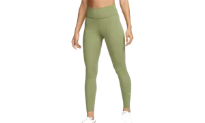 Womens One Dri-fit Mid-rise Tight Fit Leggings "GREEN"