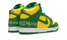 SB Dunk High "Supreme - By Any Means - Green/Yellow"