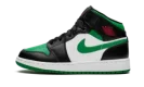 Air Jordan 1 Mid GS "Green Toe"