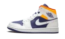 Air Jordan 1 Mid "Royal Blue / Laser Orange"