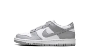 Dunk Low GS "White Light Smoke Grey"