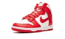 Dunk High "White / University Red"