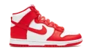 Dunk High "White / University Red"
