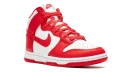 Dunk High "White / University Red"
