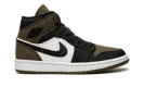 AIR JORDAN 1 MID SE WMNS "Olive Toe"