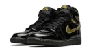 Air Jordan 1 Retro High OG GS "Black Metallic Gold"