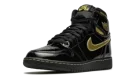 Air Jordan 1 Retro High OG GS "Black Metallic Gold"