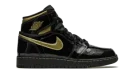 Air Jordan 1 Retro High OG GS "Black Metallic Gold"