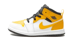Jordan 1 Mid TD "White / University Gold"