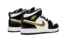 Jordan 1 MID SE PS "Black/Gold"