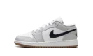 Jordan 1 Low GS "White Neutral Grey Gum Midnight Navy"