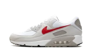 Air Max 90 "White College Grey Vast Grey University Red"