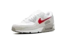 Air Max 90 "White College Grey Vast Grey University Red"
