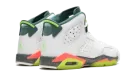 Air Jordan 6 Retro GS "Bright Mango/Ghost Green" 384665 114