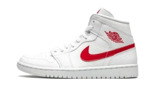 AIR JORDAN 1 MID WMNS "University Red"