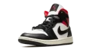 AIR JORDAN 1 MID WMNS "Black / Gym Red / Sail"
