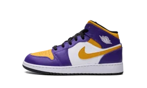 Air Jordan 1 Mid GS "Lakers"