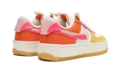 AIR FORCE 1 FONTANKA MNS WMNS "Summit White/Solar Flare/Medium Soft Pink/Hyper Pink"