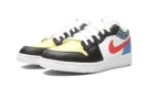 Air Jordan 1 Low GS "White Mesh / Multicolor"