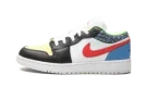 Air Jordan 1 Low GS "White Mesh / Multicolor"