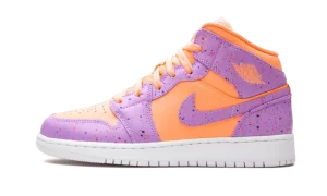 Air Jordan 1 Mid SE GS "Orange Pulse / Atomic Violet"