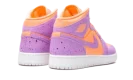 Air Jordan 1 Mid SE GS "Orange Pulse / Atomic Violet"