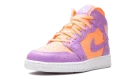 Air Jordan 1 Mid SE GS "Orange Pulse / Atomic Violet"