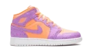Air Jordan 1 Mid SE GS "Orange Pulse / Atomic Violet"