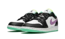 Air Jordan 1 Low GS "Black / Violet Shock / Green Glow"